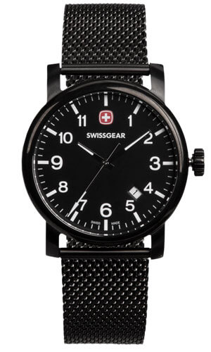 SWISSGEAR Legacy Watch - Black with Black Dial & Black Strap