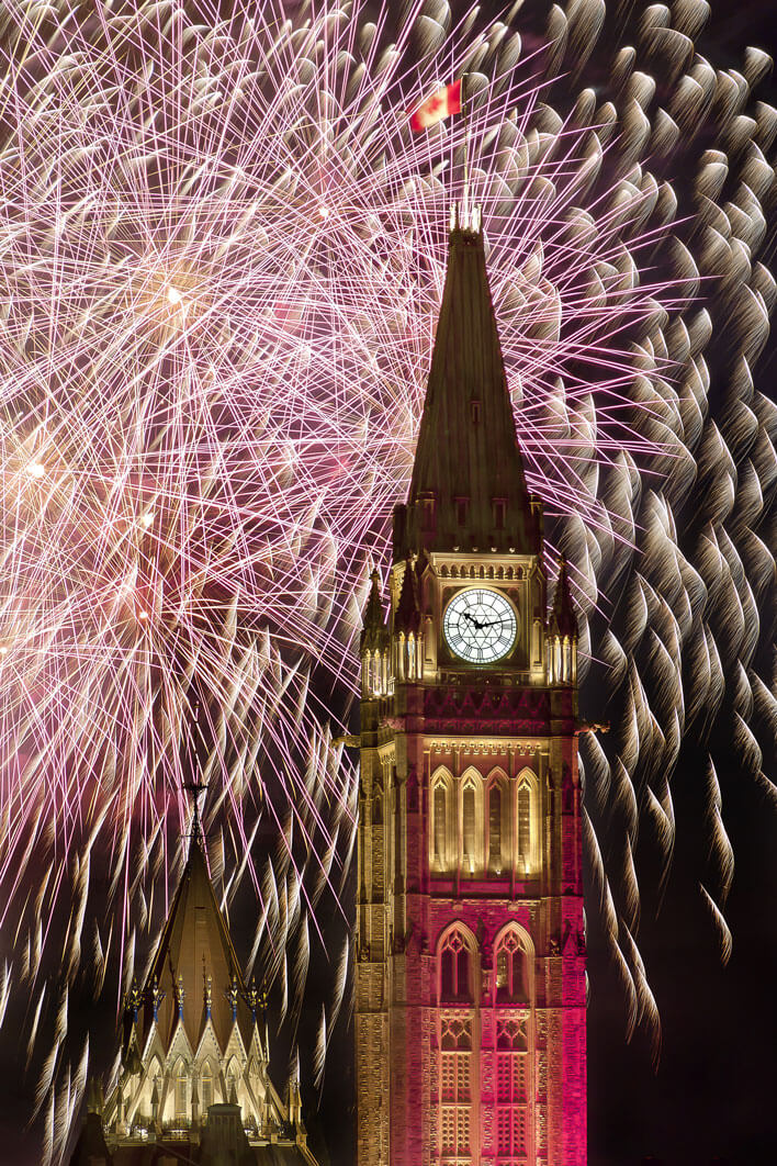 Canada Day Fireworks at Parliament